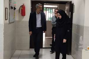 بازدید مدیر منابع فیزیکی و نظارت بر طرح‌های عمرانی دانشگاه از دانشکده دندانپزشکی 