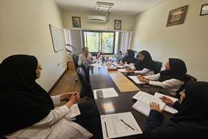  برگزاری شورای ارتقای سلامت کارکنان دانشکده 