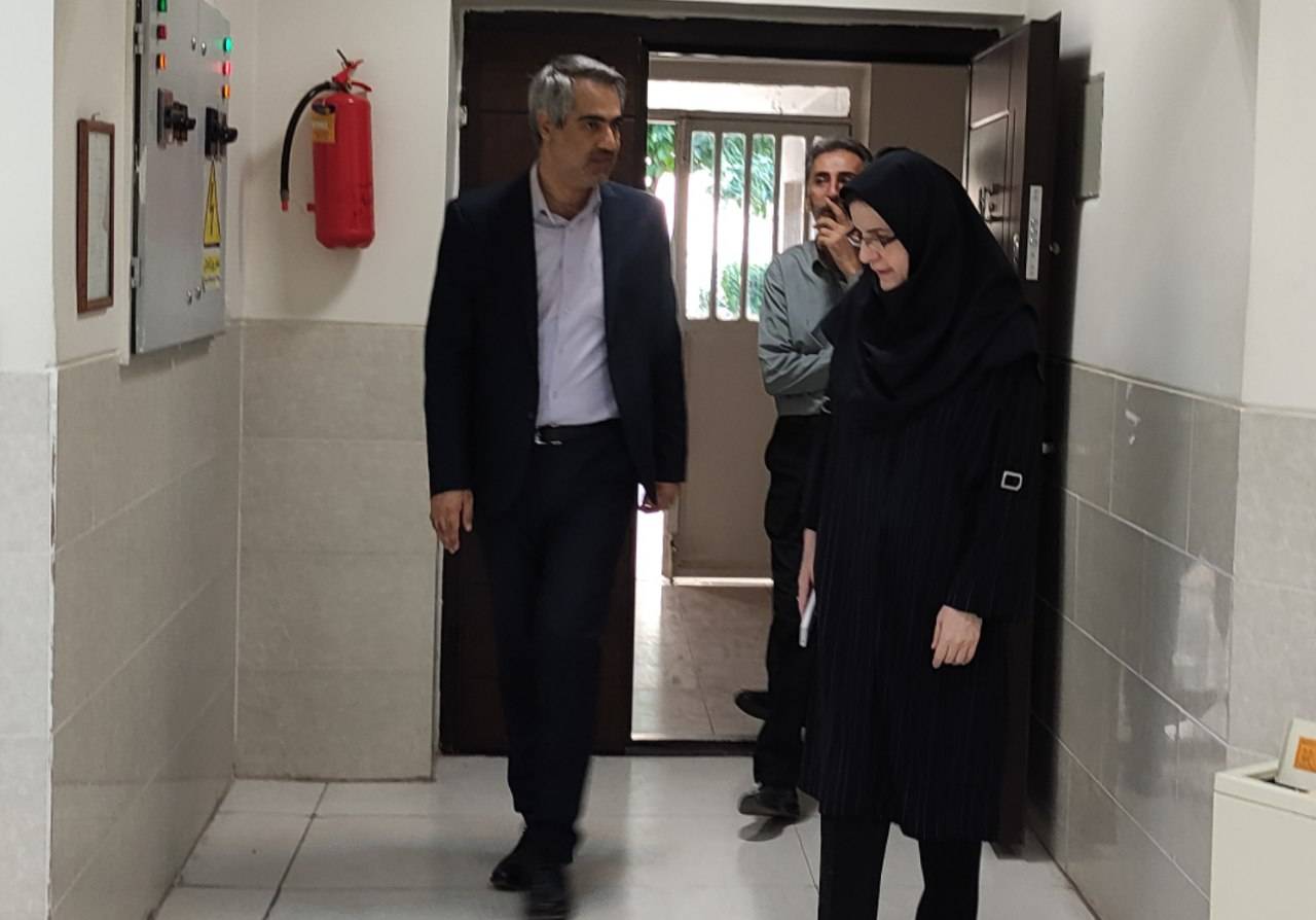 بازدید مدیر منابع فیزیکی و نظارت بر طرح‌های عمرانی دانشگاه از دانشکده دندانپزشکی 